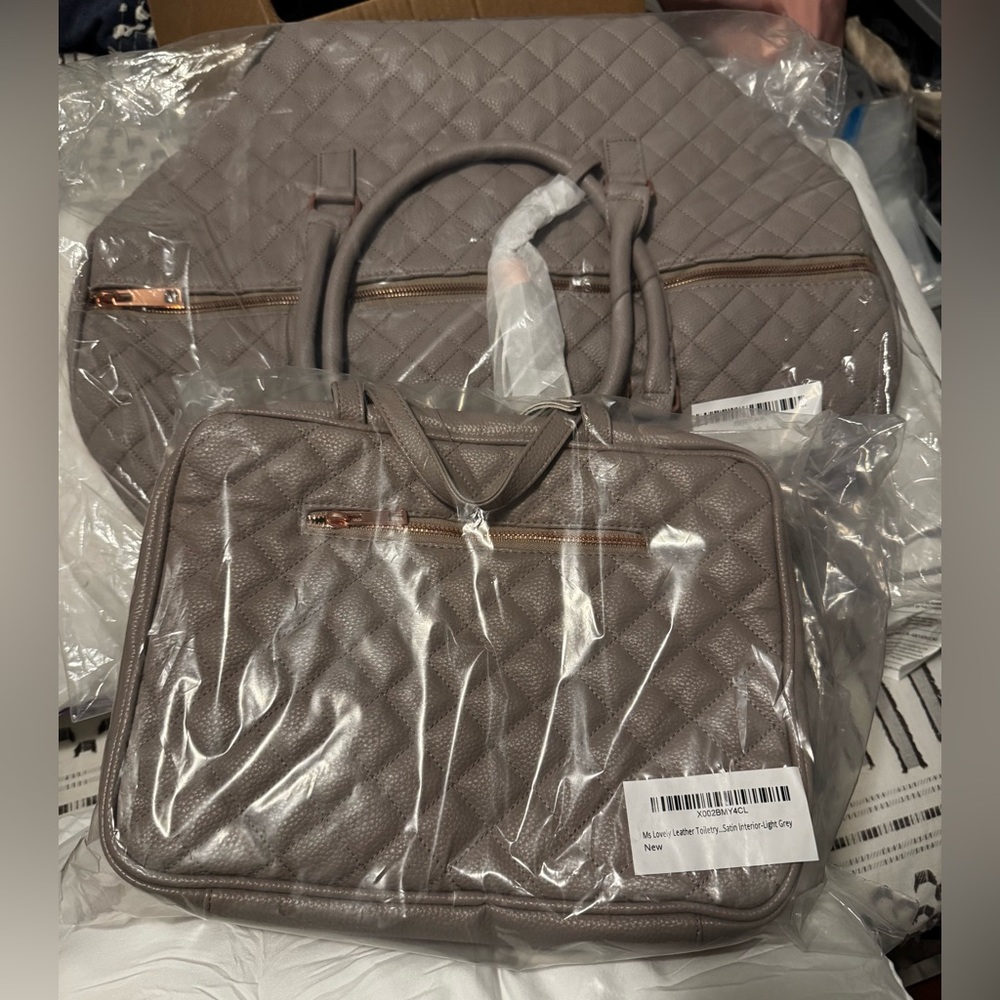 Ms Lovely Gray Weekend Duffle Bag